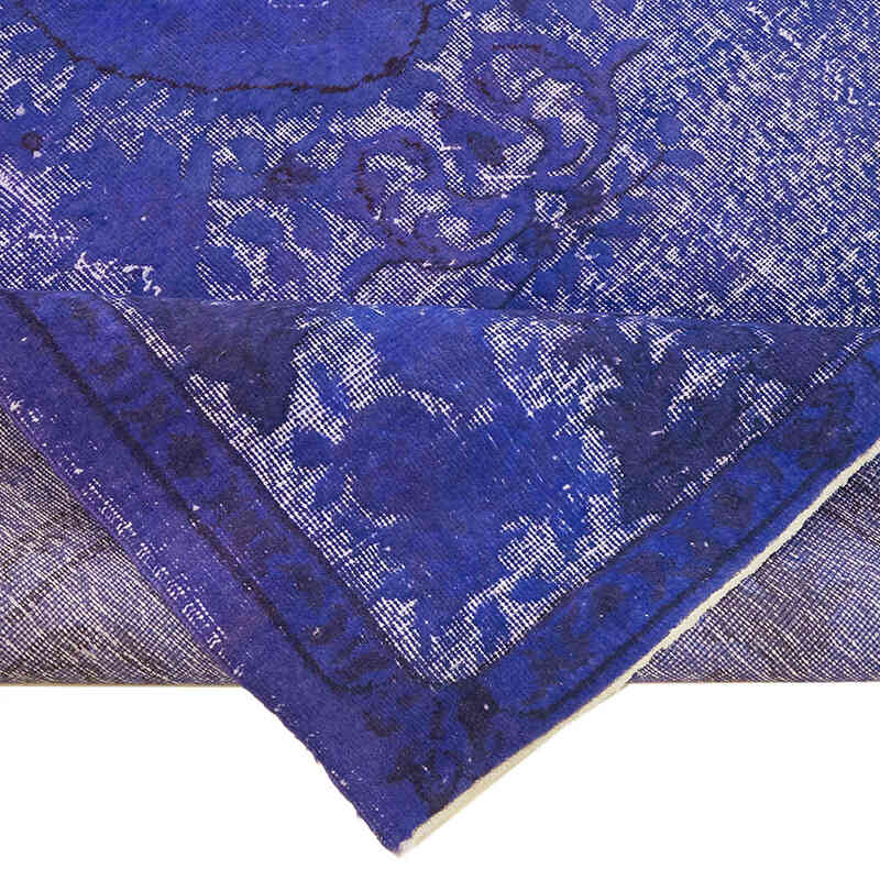 Hand Carved Over-Dyed Rug - 6' 3" x 10'  (75" x 120") - K0082138