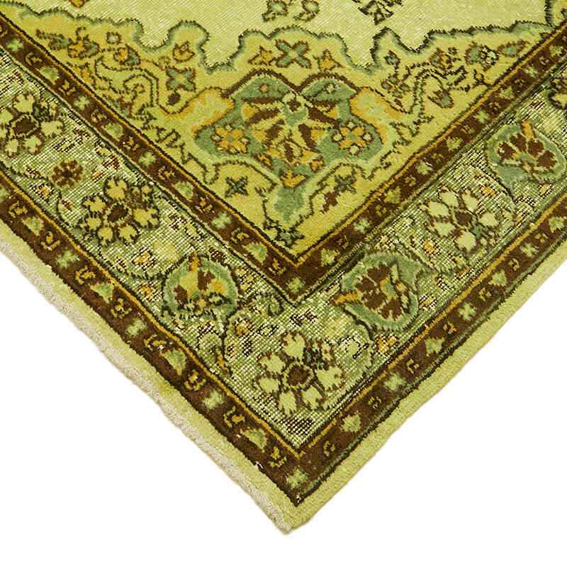 Hand Carved Over-Dyed Rug - 6' 7" x 9' 6" (79" x 114") - K0082139