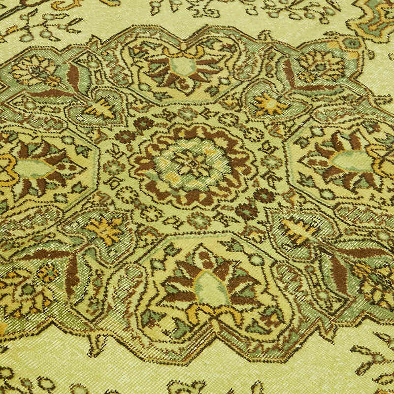 Hand Carved Over-Dyed Rug - 6' 7" x 9' 6" (79" x 114") - K0082139