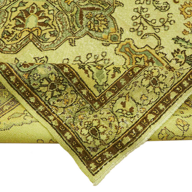 Hand Carved Over-Dyed Rug - 6' 7" x 9' 6" (79" x 114") - K0082139