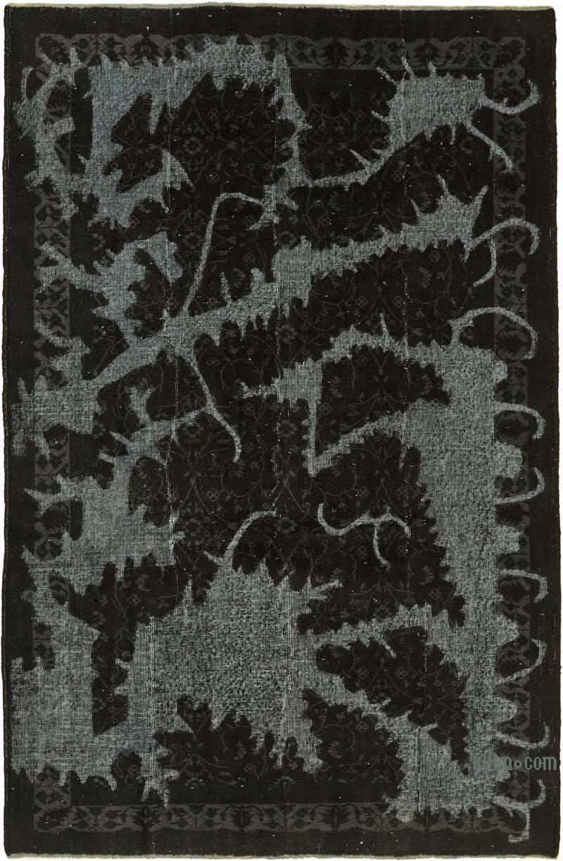 Hand Carved Over-Dyed Rug - 6' 9" x 10' 4" (81" x 124") - K0082140