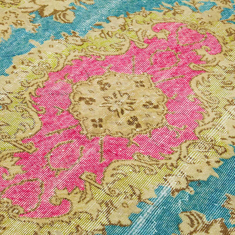 Alfombra Tallada a Mano Sobre Teñida - 166 cm x 287 cm - K0082142