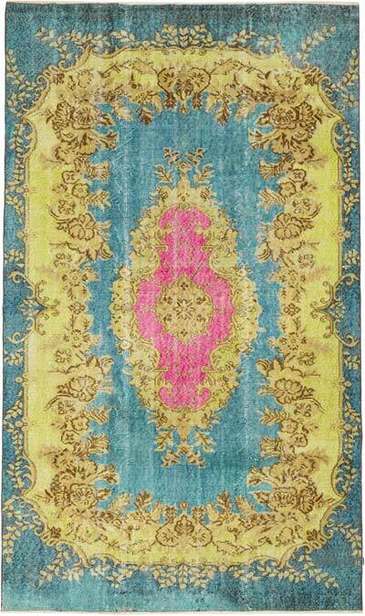 El Oyması Boyalı Halı - 166 cm x 287 cm