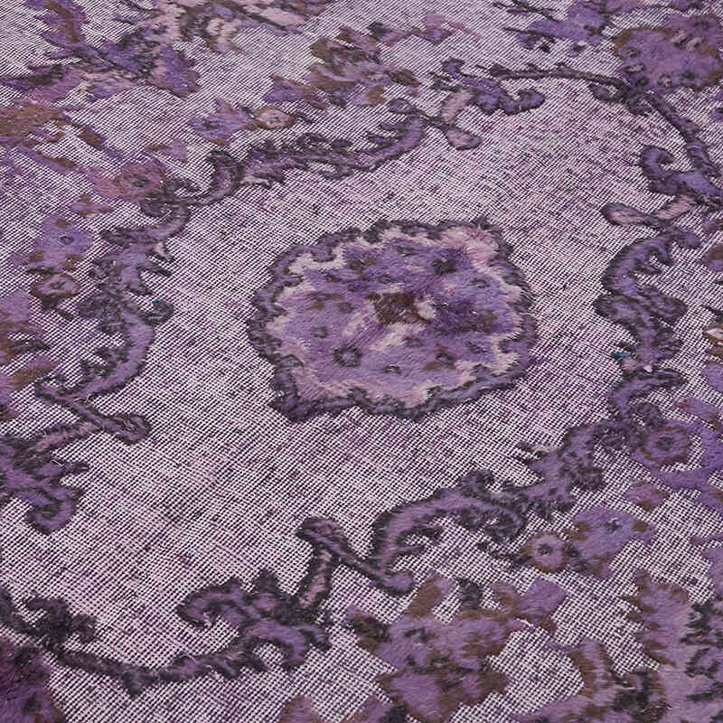 Hand Carved Over-Dyed Rug - 6' 3" x 10' 2" (75" x 122") - K0082146
