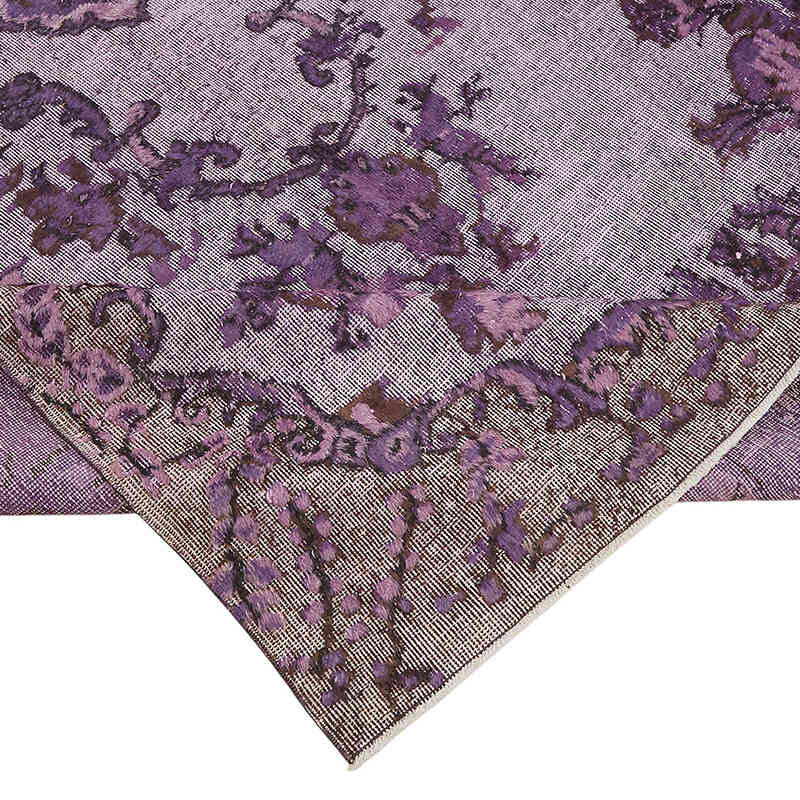 Hand Carved Over-Dyed Rug - 6' 3" x 10' 2" (75" x 122") - K0082146