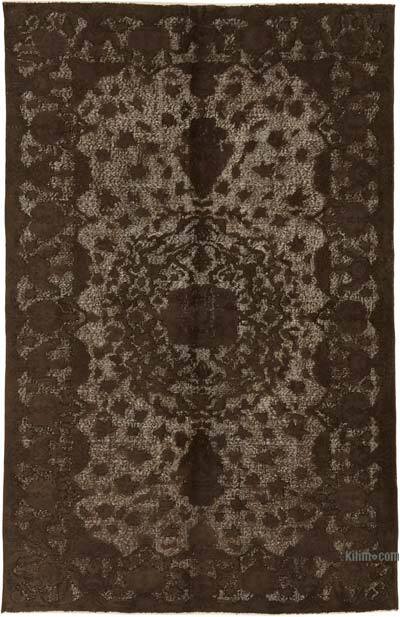 Hand Carved Over-Dyed Rug - 5' 6" x 8' 8" (66" x 104")