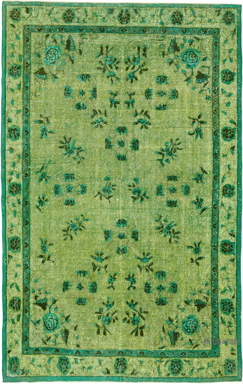 El Oyması Boyalı Halı - 203 cm x 312 cm - K0082154