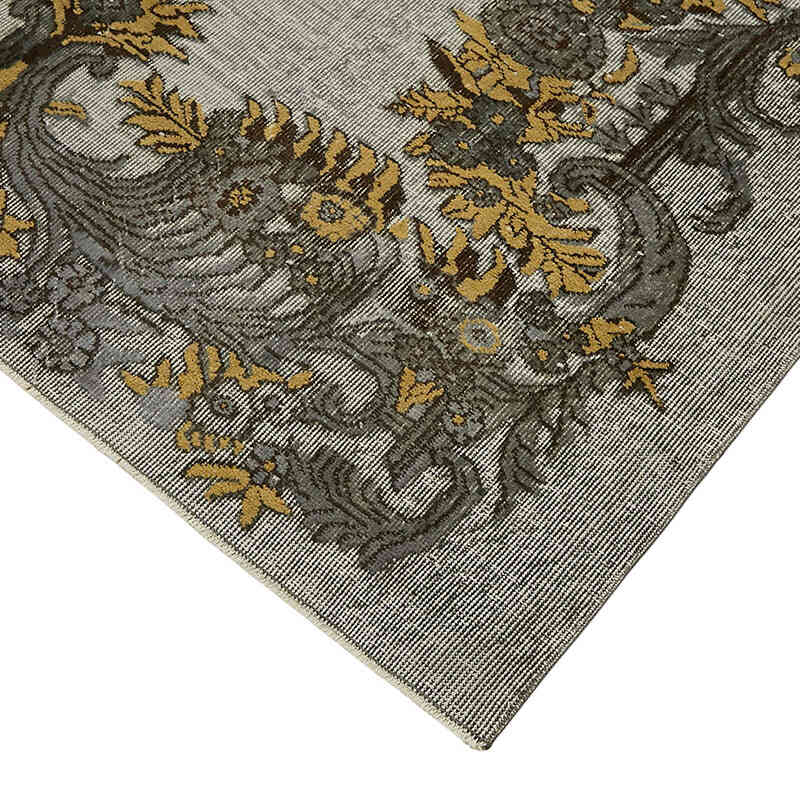 Hand Carved Over-Dyed Rug - 6' 4" x 9' 8" (76" x 116") - K0082155