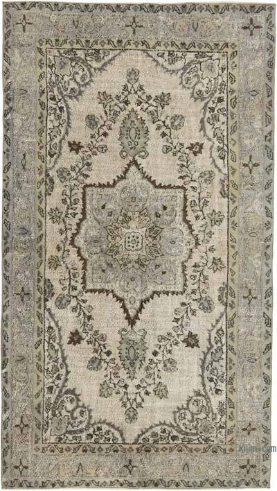 Hand Carved Over-Dyed Rug - 5' 6" x 9' 7" (66" x 115")