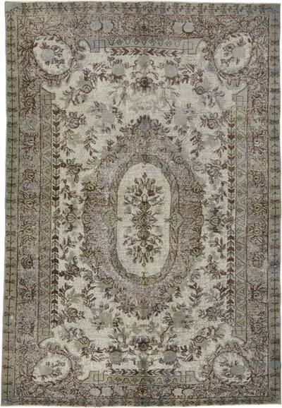 El Oyması Boyalı Halı - 194 cm x 281 cm