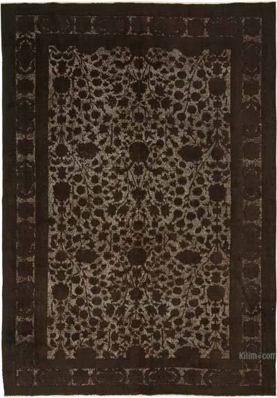 Hand Carved Over-Dyed Rug - 6' 6" x 9' 5" (78" x 113")