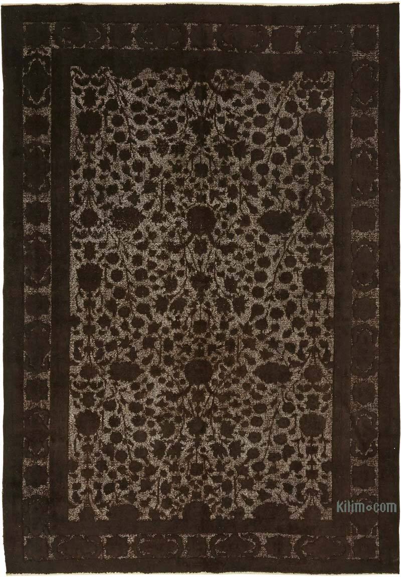 Hand Carved Over-Dyed Rug - 6' 6" x 9' 5" (78" x 113") - K0082161