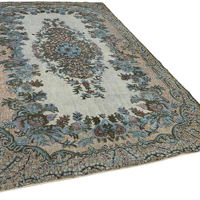 Alfombra Tallada a Mano Sobre Teñida - 190 cm x 314 cm - K0082165
