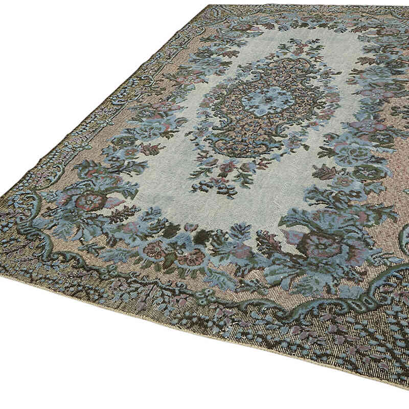 Alfombra Tallada a Mano Sobre Teñida - 190 cm x 314 cm - K0082165