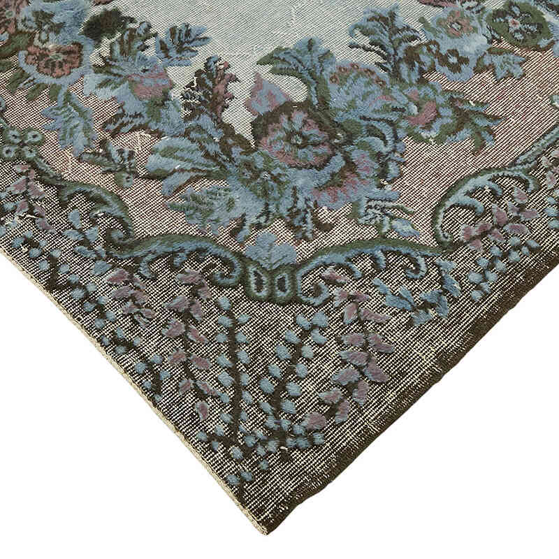 Alfombra Tallada a Mano Sobre Teñida - 190 cm x 314 cm - K0082165