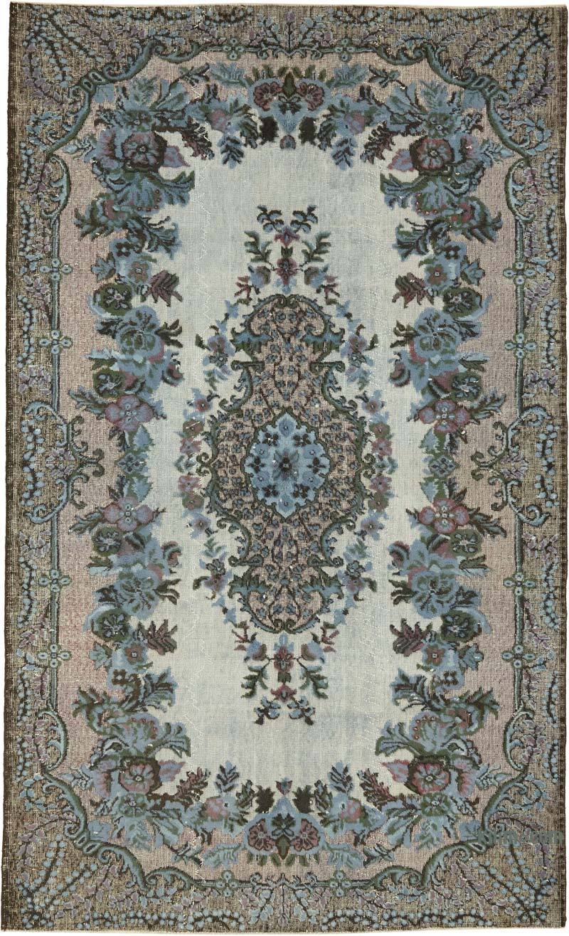 Alfombra Tallada a Mano Sobre Teñida - 190 cm x 314 cm - K0082165