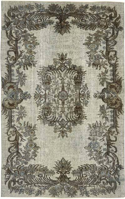 Alfombra Tallada a Mano Sobre Teñida - 153 cm x 240 cm