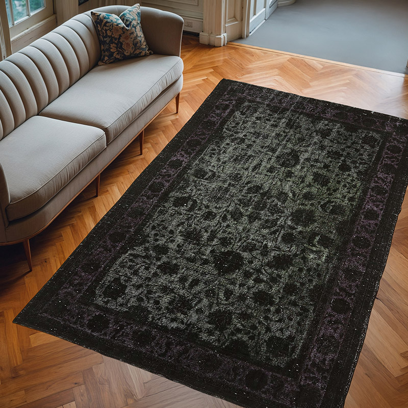 El Oyması Boyalı Halı - 199 cm x 311 cm - K0082169
