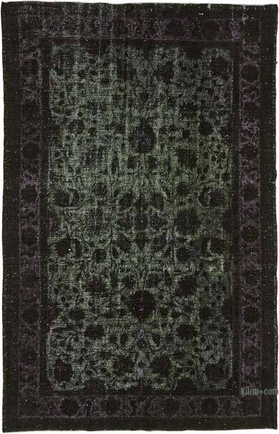 Hand Carved Over-Dyed Rug - 6' 6" x 10' 2" (78" x 122")