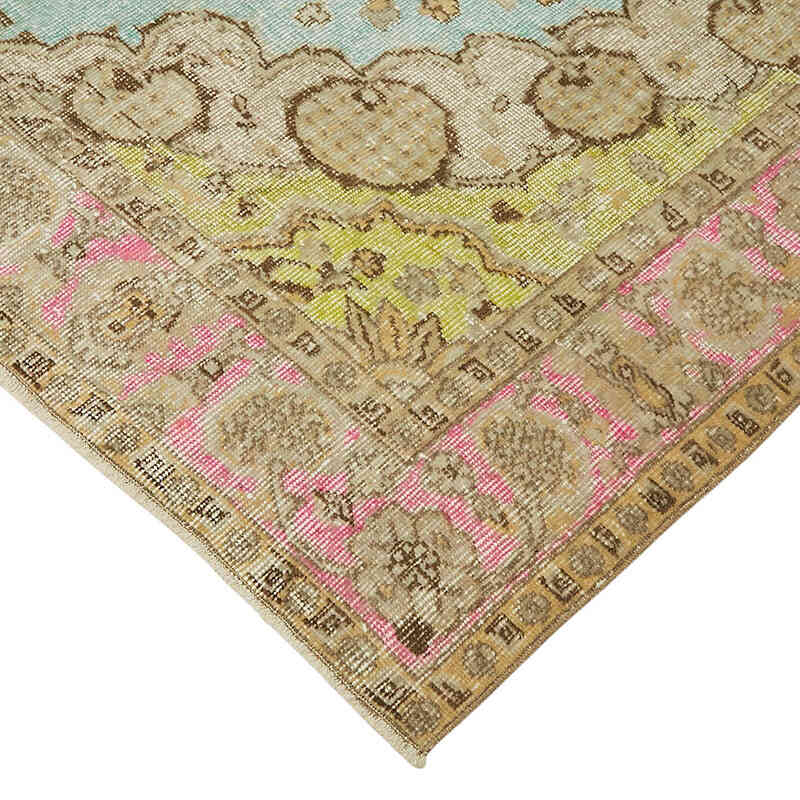 Hand Carved Over-Dyed Rug - 6' 1" x 9' 3" (73" x 111") - K0082171