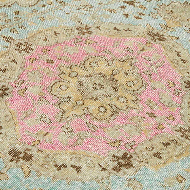 Hand Carved Over-Dyed Rug - 6' 1" x 9' 3" (73" x 111") - K0082171