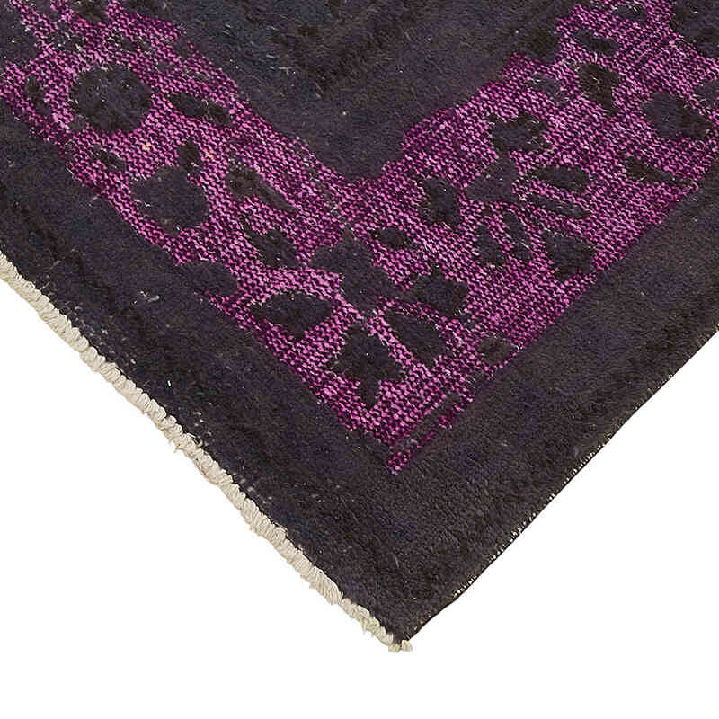 Hand Carved Over-Dyed Rug - 7' 5" x 10' 10" (89" x 130") - K0082174