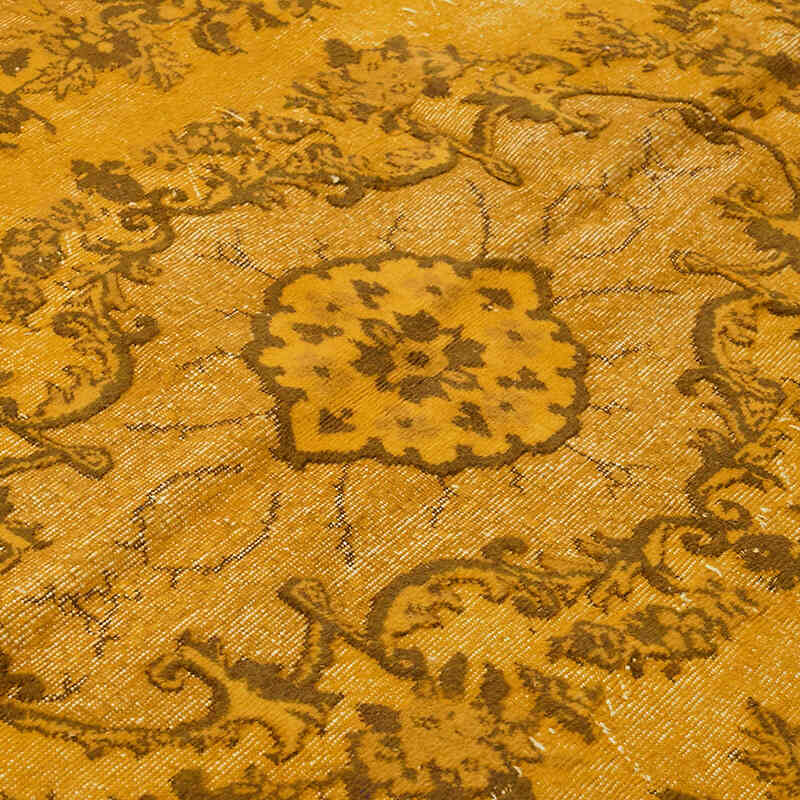 Hand Carved Over-Dyed Rug - 6' 7" x 10' 2" (79" x 122") - K0082175