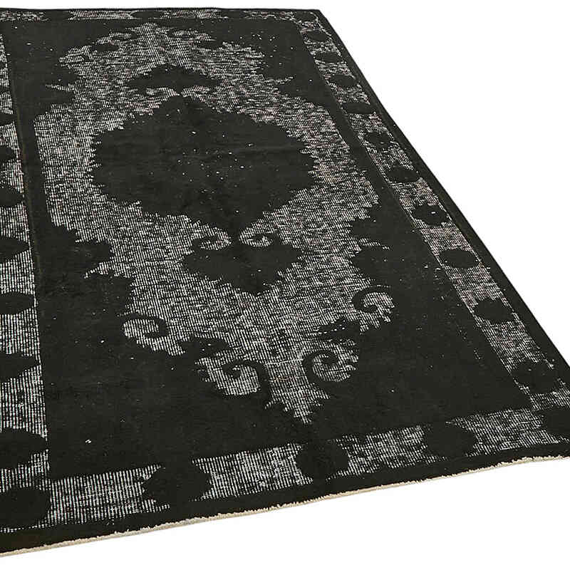 Hand Carved Over-Dyed Rug - 4' 8" x 7' 10" (56" x 94") - K0082178