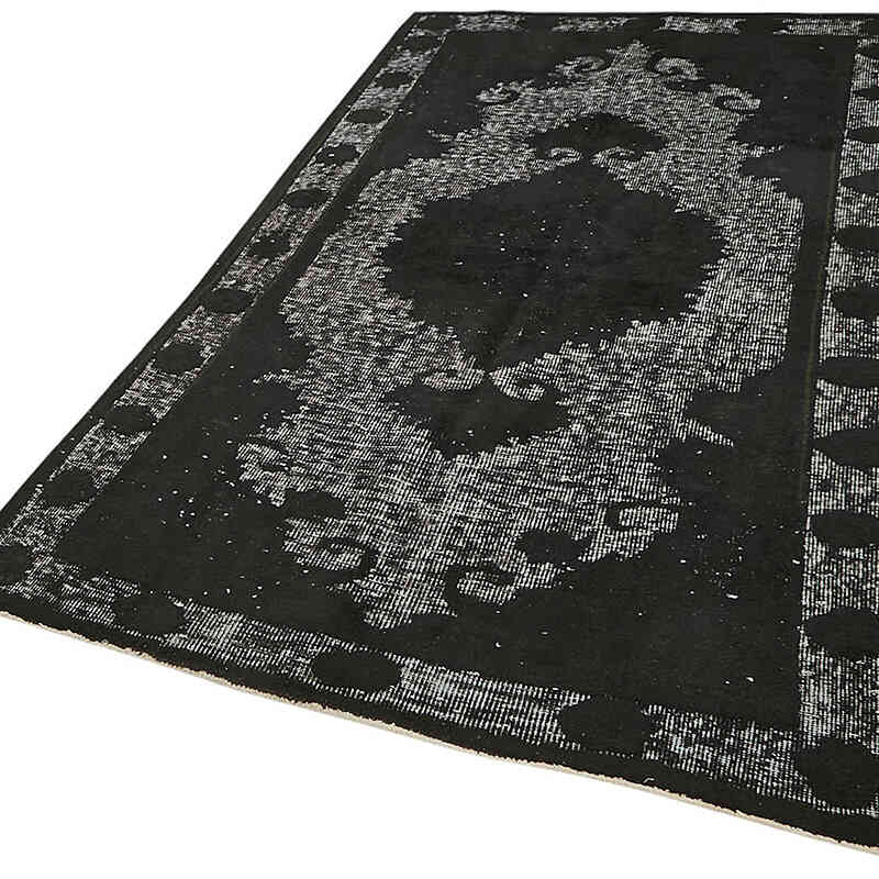 Hand Carved Over-Dyed Rug - 4' 8" x 7' 10" (56" x 94") - K0082178