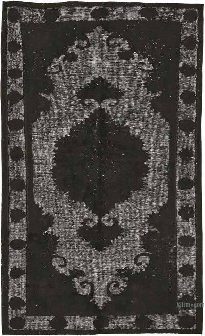 Hand Carved Over-Dyed Rug - 4' 8" x 7' 10" (56" x 94")