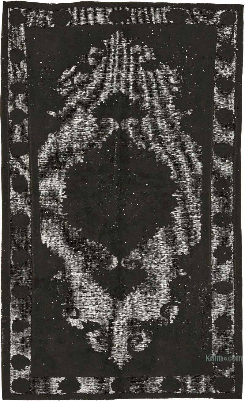 Hand Carved Over-Dyed Rug - 4' 8" x 7' 10" (56" x 94") - K0082178
