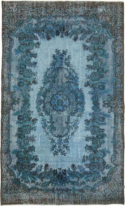Hand Carved Over-Dyed Rug - 5' 10" x 9' 8" (70" x 116")