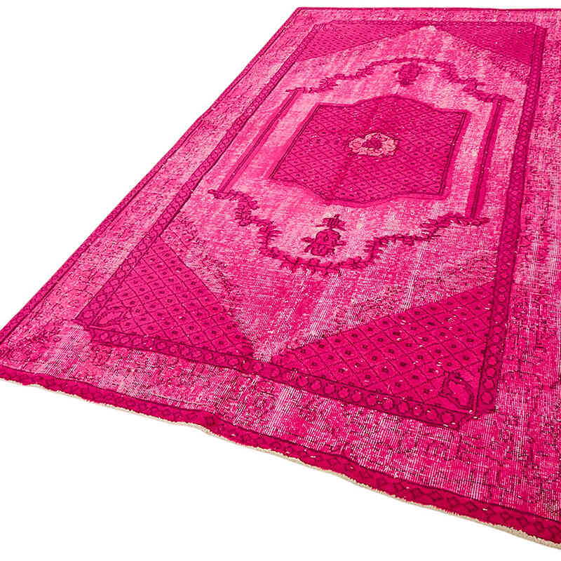 Alfombra Tallada a Mano Sobre Teñida - 143 cm x 280 cm - K0082186