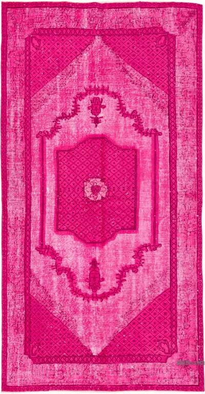 Alfombra Tallada a Mano Sobre Teñida - 143 cm x 280 cm