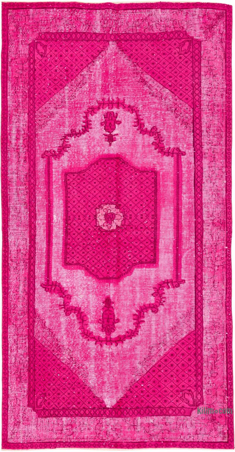 Alfombra Tallada a Mano Sobre Teñida - 143 cm x 280 cm - K0082186