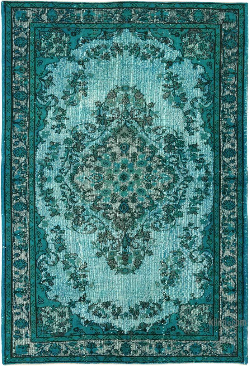 El Oyması Boyalı Halı - 186 cm x 270 cm - K0082187