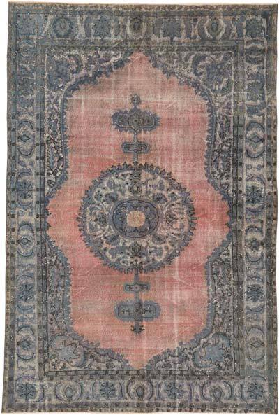 El Oyması Boyalı Halı - 208 cm x 304 cm