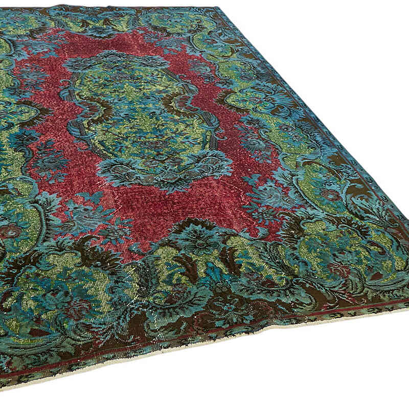 El Oyması Boyalı Halı - 183 cm x 295 cm - K0082192