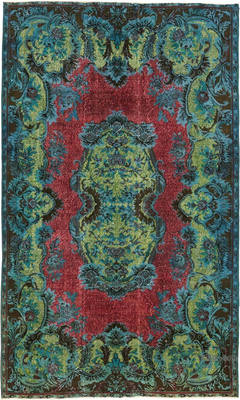 El Oyması Boyalı Halı - 183 cm x 295 cm - K0082192