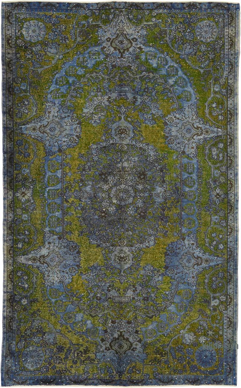 Hand Carved Over-Dyed Rug - 6' 4" x 10' 2" (76" x 122") - K0082193