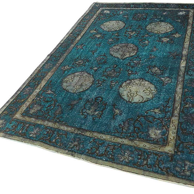 El Oyması Boyalı Halı - 148 cm x 248 cm - K0082195