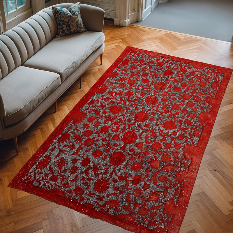 El Oyması Boyalı Halı - 171 cm x 286 cm - K0082196