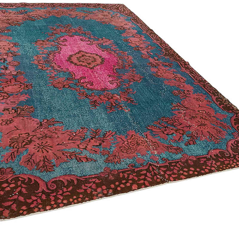 Hand Carved Over-Dyed Rug - 6' 10" x 10' 2" (82" x 122") - K0082197