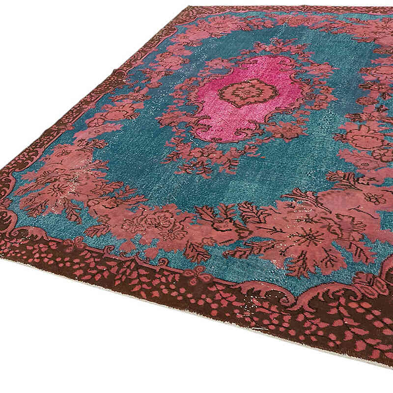Hand Carved Over-Dyed Rug - 6' 10" x 10' 2" (82" x 122") - K0082197
