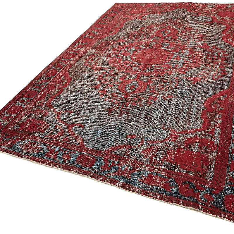Alfombra Tallada a Mano Sobre Teñida - 205 cm x 305 cm - K0082198