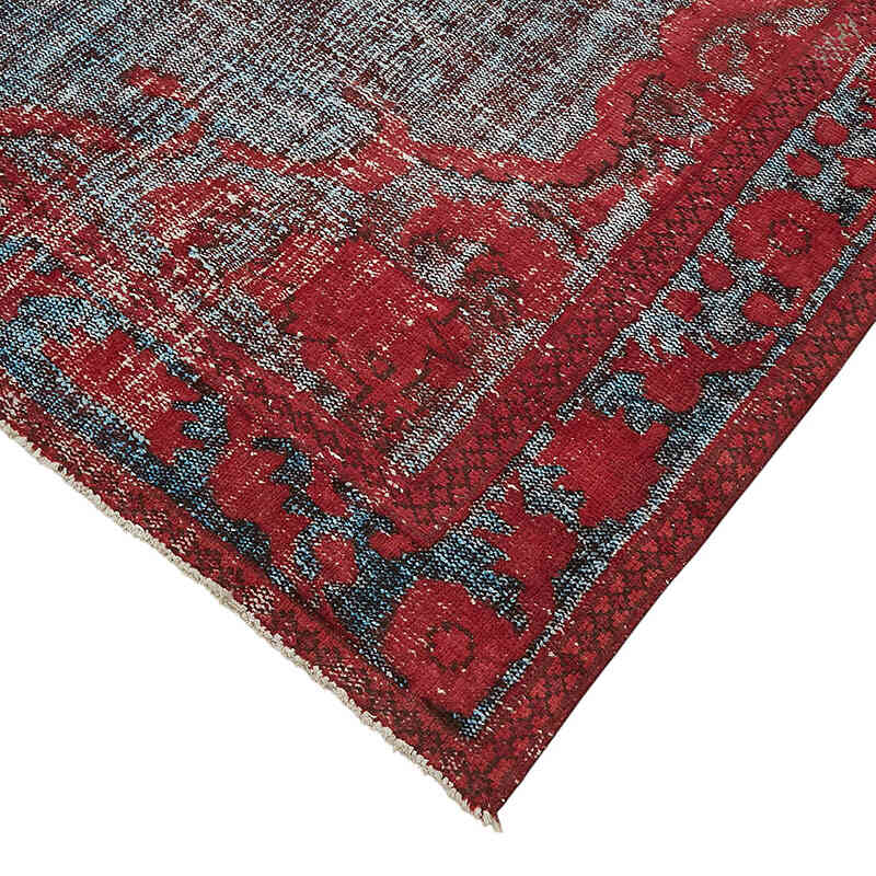Alfombra Tallada a Mano Sobre Teñida - 205 cm x 305 cm - K0082198
