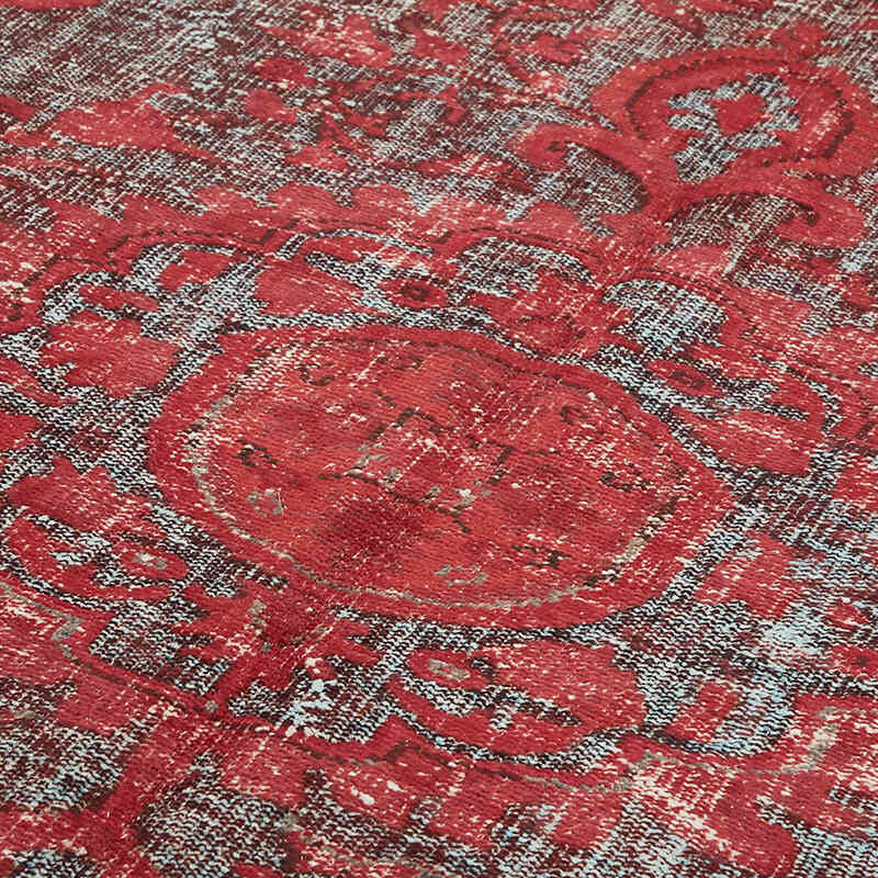 Alfombra Tallada a Mano Sobre Teñida - 205 cm x 305 cm - K0082198