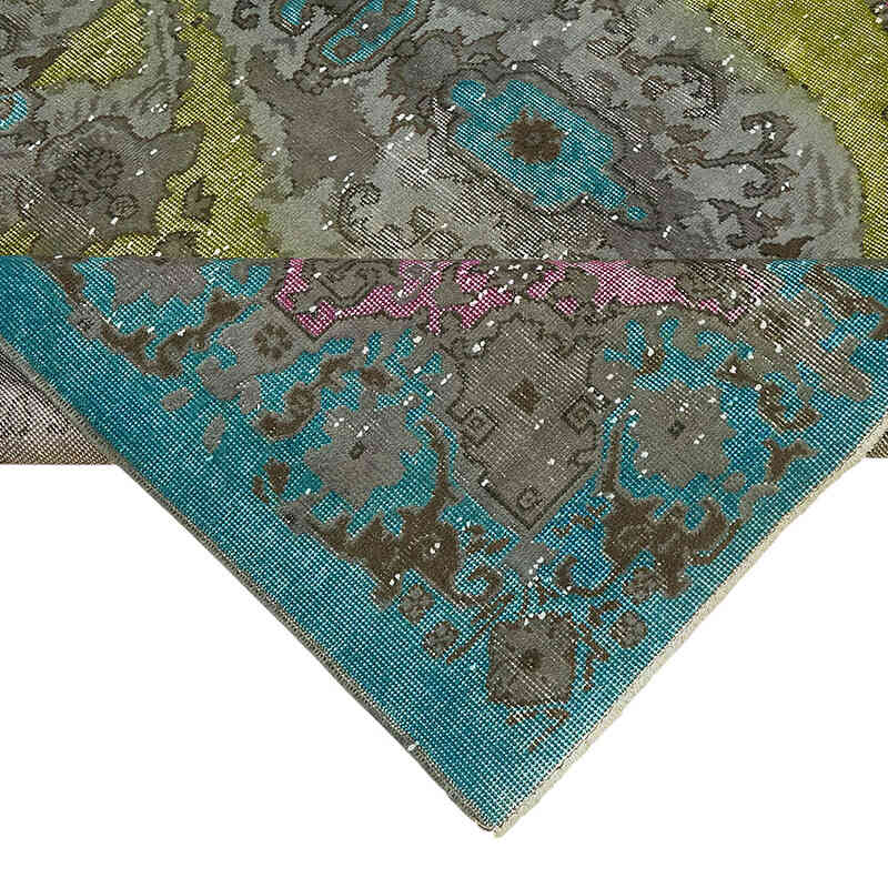 Hand Carved Over-Dyed Rug - 6' 3" x 10'  (75" x 120") - K0082199