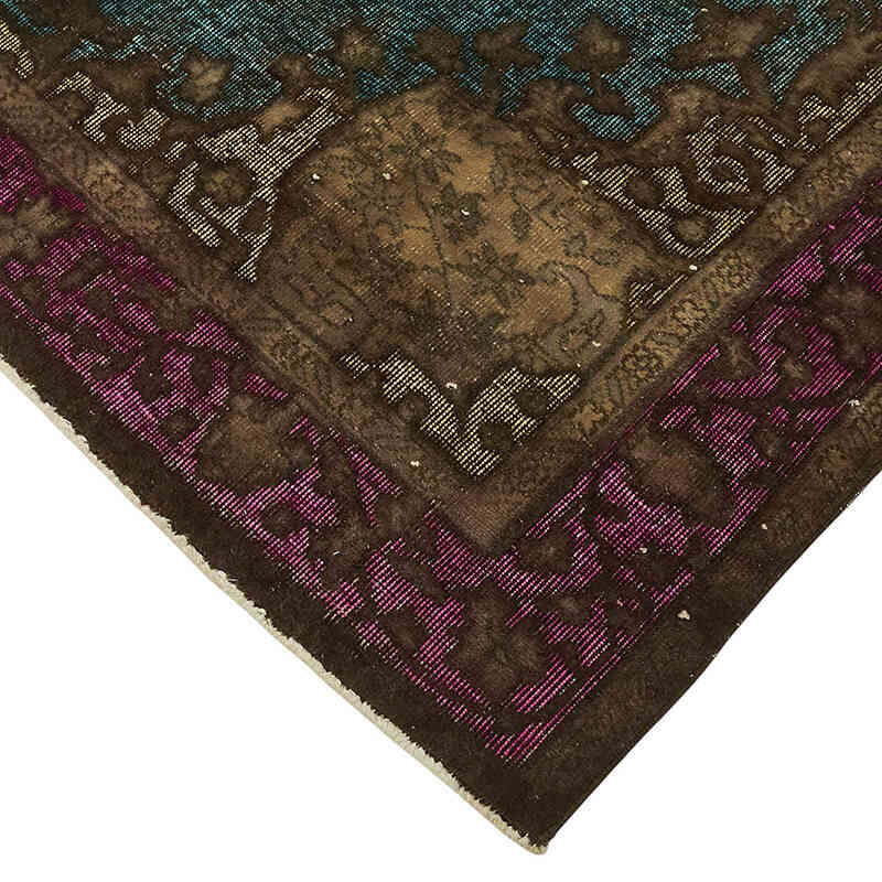 Hand Carved Over-Dyed Rug - 6' 8" x 10' 5" (80" x 125") - K0082202