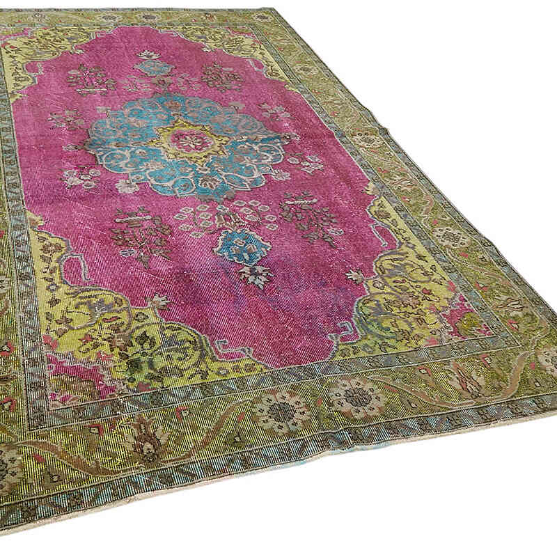Alfombra Tallada a Mano Sobre Teñida - 180 cm x 303 cm - K0082205